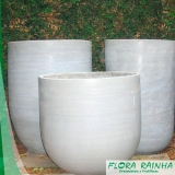vaso de cimento para jardim Brooklin vaso de cimento para jardim Brooklin